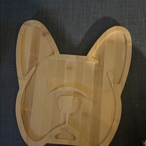 Bull dog cheese board